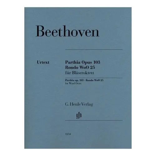Parthia Op.103 Rondo Woo 25 For Wind Octet - Parts