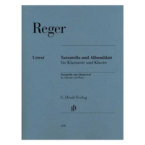 Tarantella And Album Leaf For Clarinet And Piano