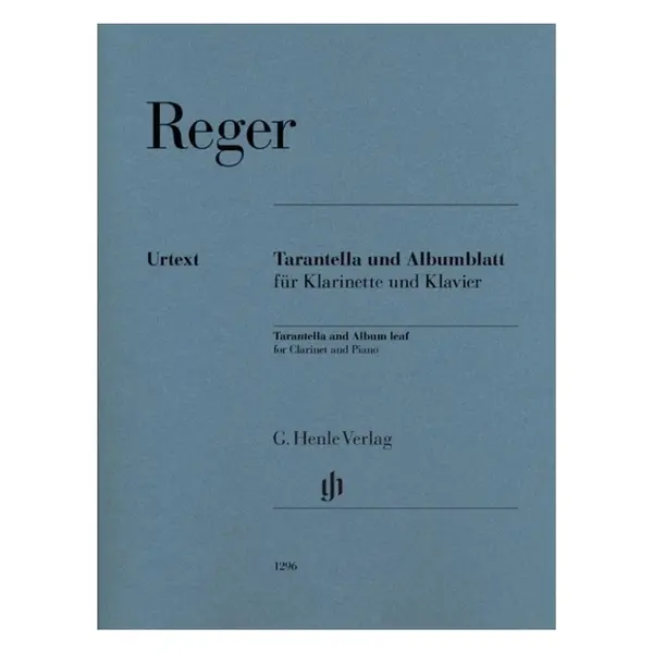 Tarantella And Album Leaf For Clarinet And Piano
