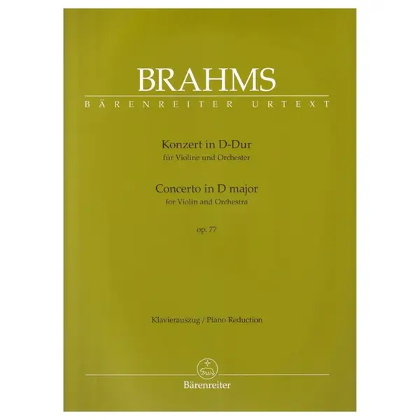 Concerto for violin and orchestra in D major op. 77- piano reduction