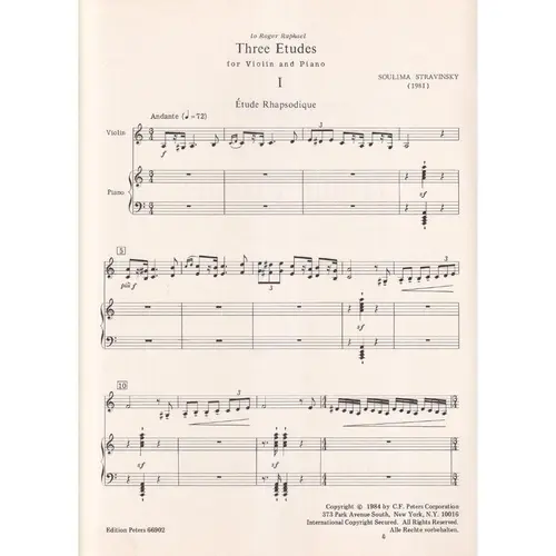 Three Etudes