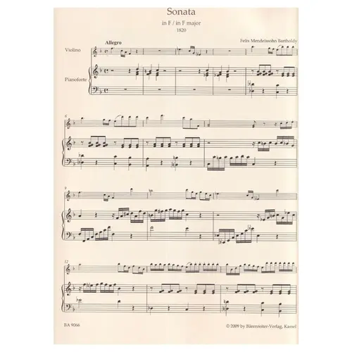 Sonatas for Violin and Piano