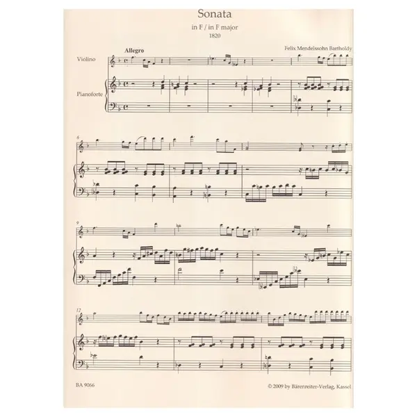 Sonatas for Violin and Piano