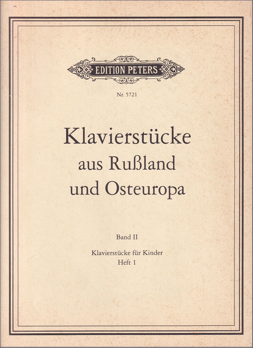 Klavierstuke aus Russland und Osteuropa - 器材