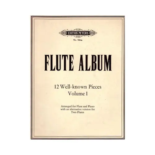 Flute Album - 12 Well-Known Pieces - Vol.1