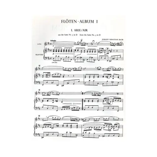 Flute Album - 12 Well-Known Pieces - Vol.1