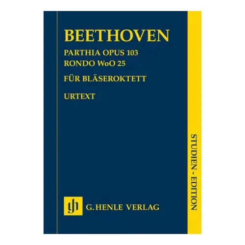 Parthia Opus 103 Rondo Woo 25 Fur Blaserokett - Studien Edition
