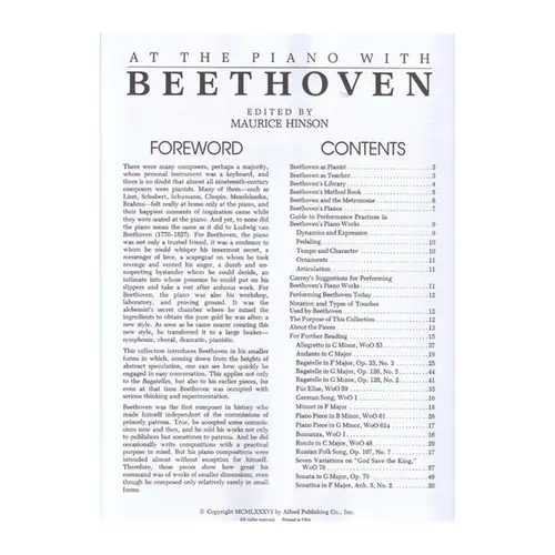 At The Piano With Beethoven