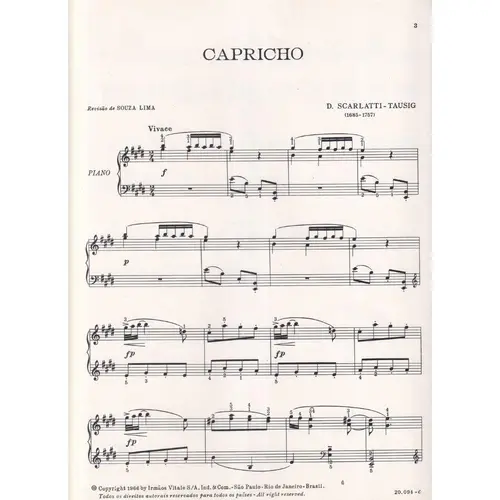 Capricho para piano