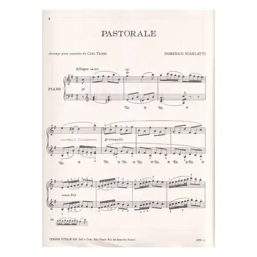 Pastorale Para Piano