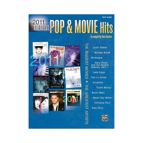 2011 Greatest Pop E Movie Hits - Easy Piano