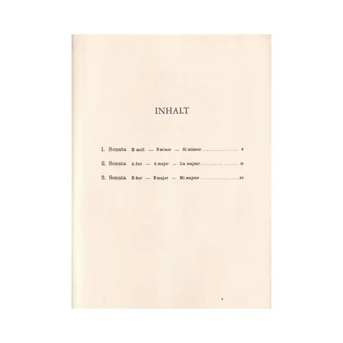 Sonaten - Vol.1  (Violino)