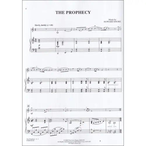 The Lord Of The Rings - Instrumental Solos (Violin/Piano) - Level 2-3
