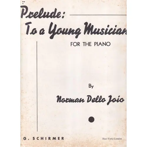 Prelude: To A Young Musician  (Edição Antiga)