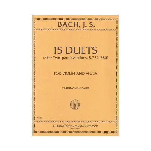 15 Duets (After Two-Part Inv-S.772 - 786)