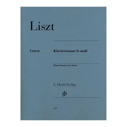 Piano Sonata In B Minor - Urtext