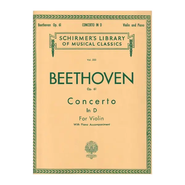 Concerto In D For Violin - Op.61
