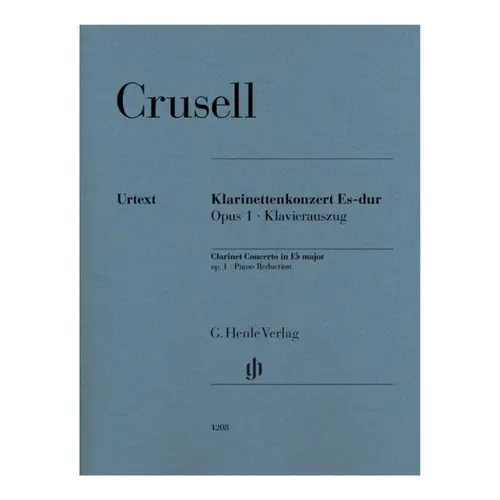 Clarinet Concerto E Flat Major Op. 1 - Piano Reduction