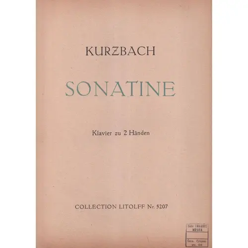 Sonatine  (Edição Antiga)