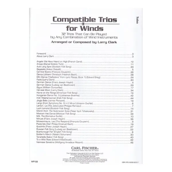 Compatible Trios For Winds (Tuba)