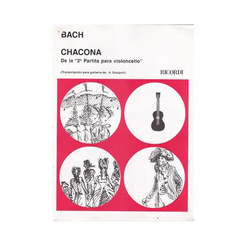 Chacona Da Segunda Partita Para Violoncelo - Original Para Violino