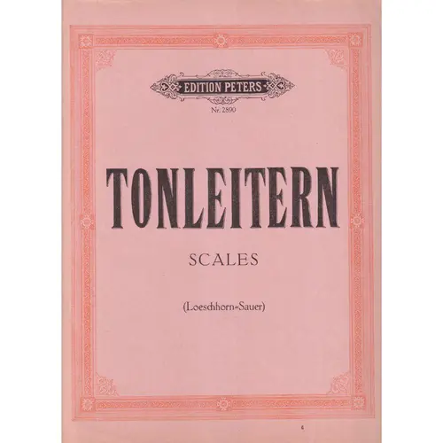 Tonleitern - Scales - Edição Antiga