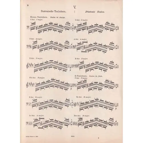 Tonleitern - Scales - Edição Antiga