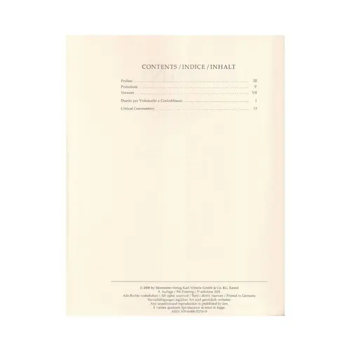 Duetto Per Violoncello E Contrabbasso