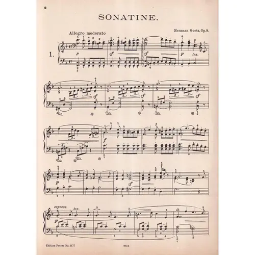 2 Sonatinene - Op.8 - Edição Antiga
