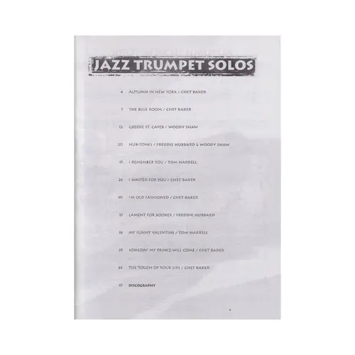 Jazz Trumpet Solos