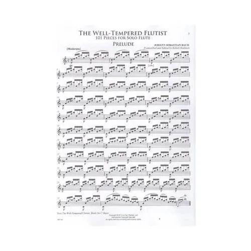 The Well-Tempered Flutist - 101 Pieces For Solo Flute