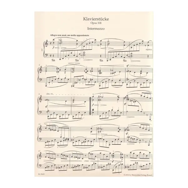 Piano Pieces - Op.118