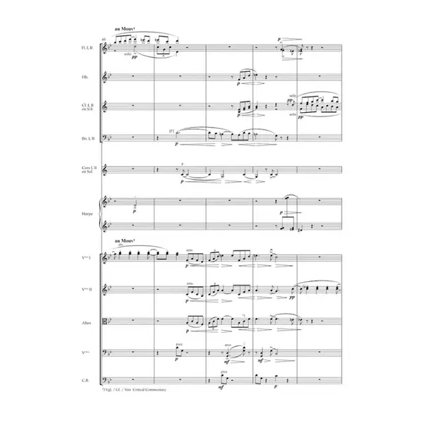 Pavane Pour Une Infante Defunte Pour Petit Orchestre - full score