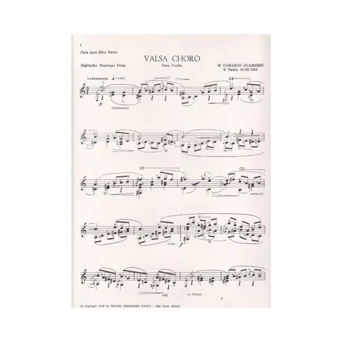 Valsa Choro Para Violão