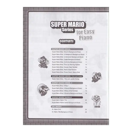 Super Mario Series For Easy Piano