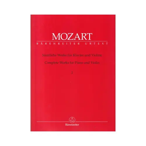 Complete Works for Violin and Piano, Volume 1