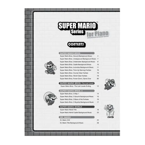 Super Mario Series For Piano - Piano Solos