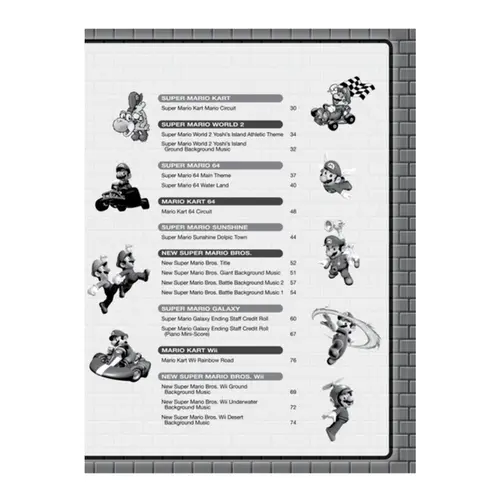 Super Mario Series For Piano - Piano Solos
