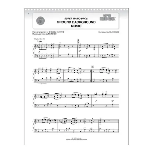 Super Mario Series For Piano - Piano Solos
