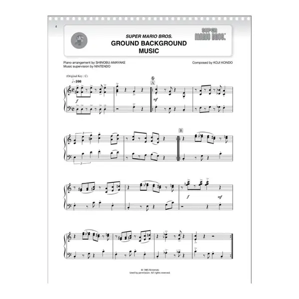 Super Mario Series For Piano - Piano Solos