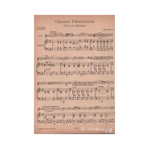 Chanson Palesstinienne