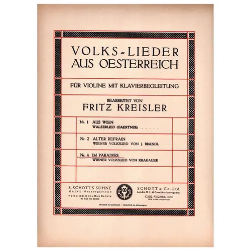 Im Paradies -  Wiener Volkslied