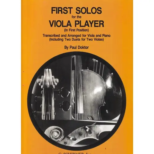 First Solos For The Viola Player (In First Position)