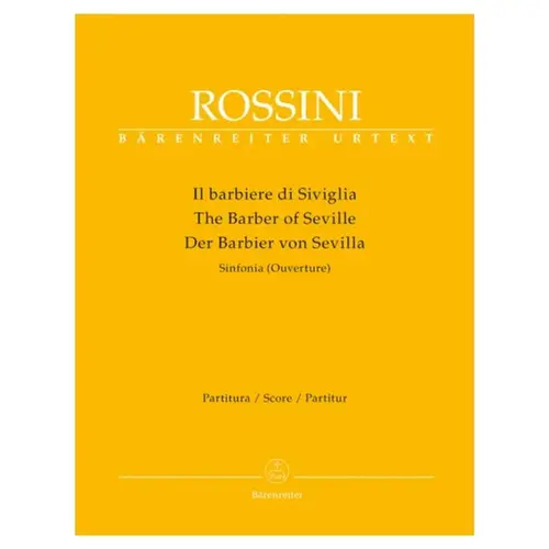 Sinfonia - Ouverture ( Il Barbiere Di Siviglia)  - full score