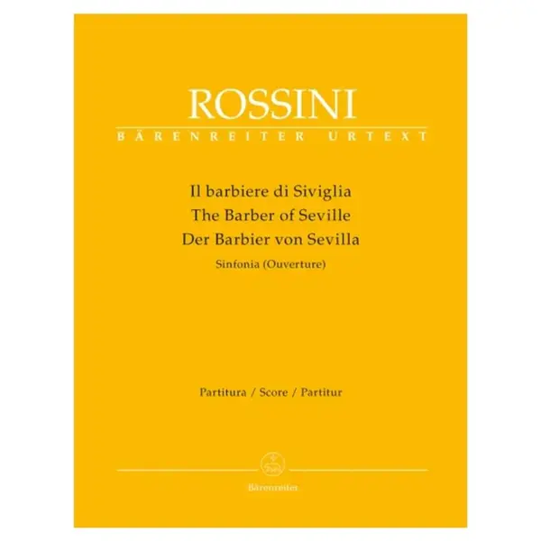 Sinfonia - Ouverture ( Il Barbiere Di Siviglia)  - full score
