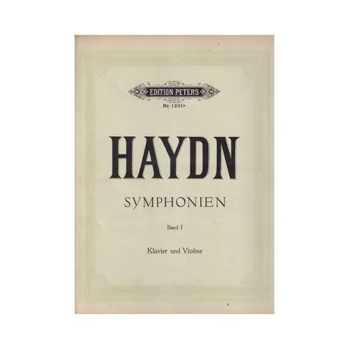 Symphonien - Vol.1  - Violino E Piano - Edição Antiga