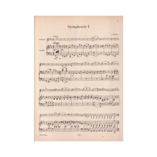 Symphonien - Vol.1  - Violino E Piano - Edição Antiga