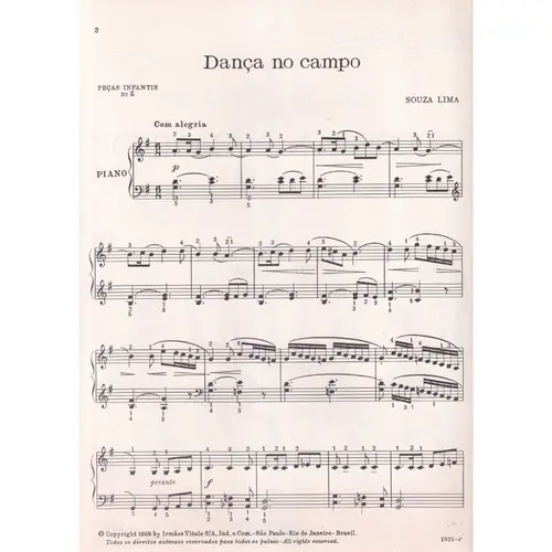 Dança No Campo - Peças Infantis - N.5