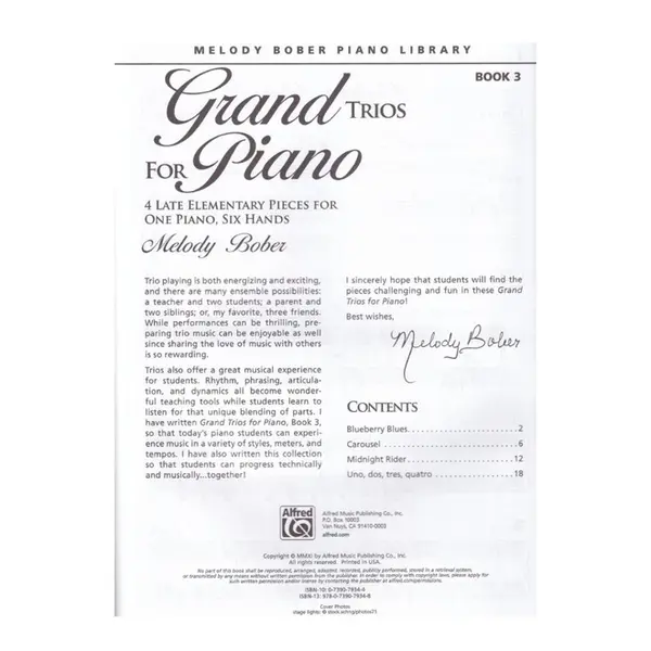Grand trios for piano 3