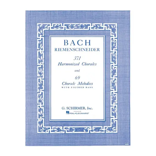 371 Harmonized Chorales And 69 Chorale Melodies With Figured Bass - Piano Solo